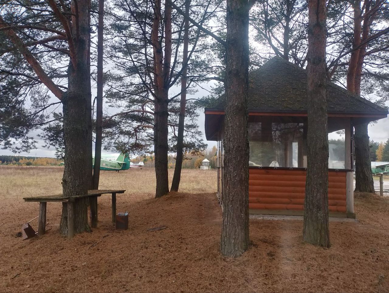 Беседка - внутренний вид